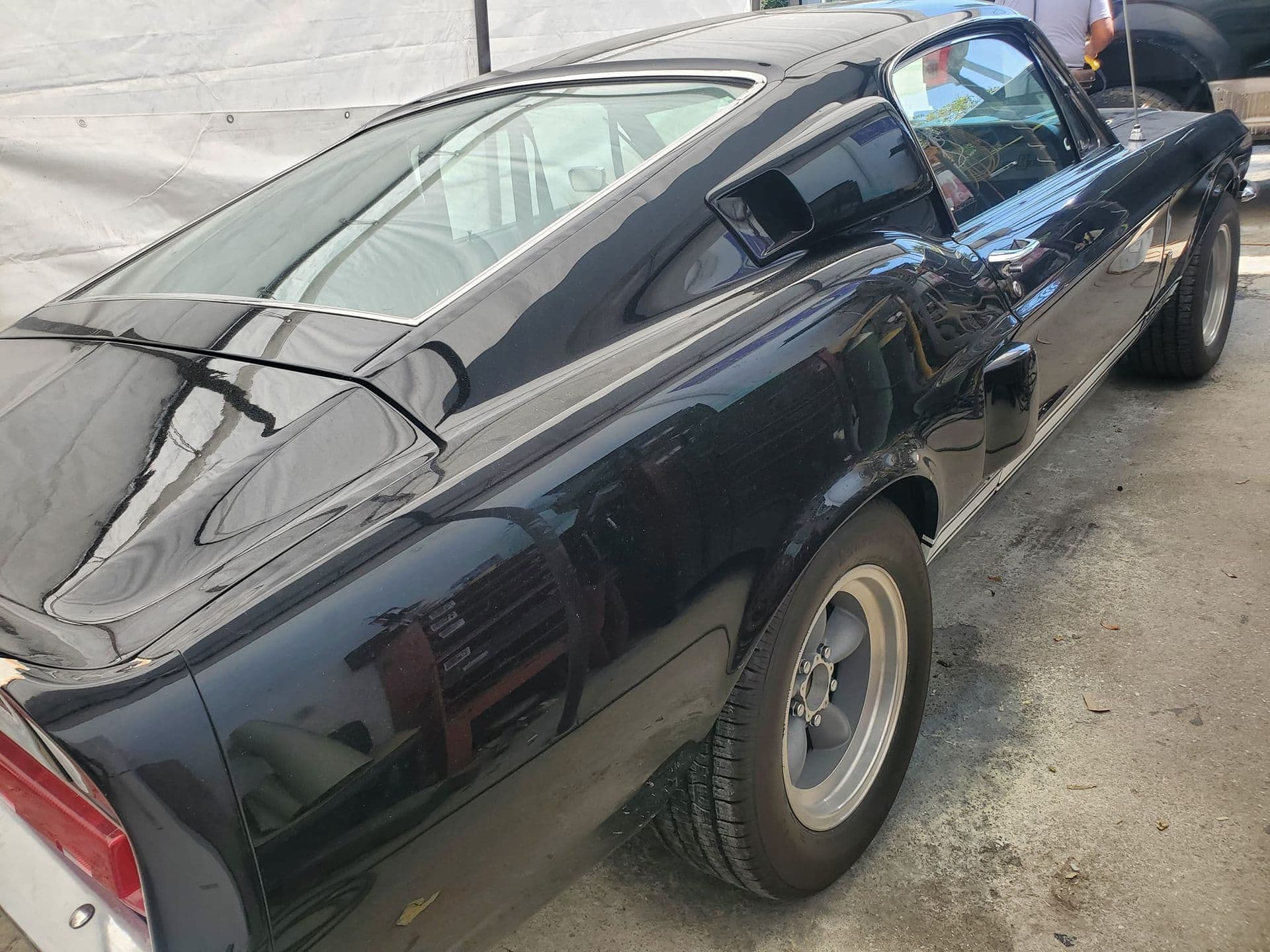 Collision repair work at Jadi Collision Specialists