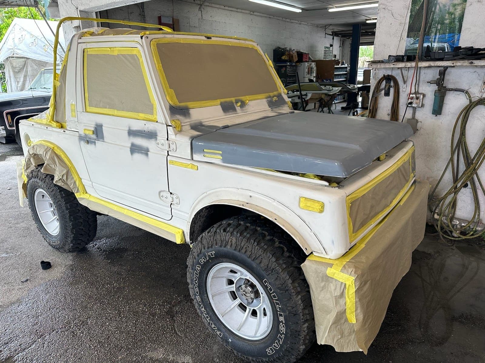 Auto body shop work