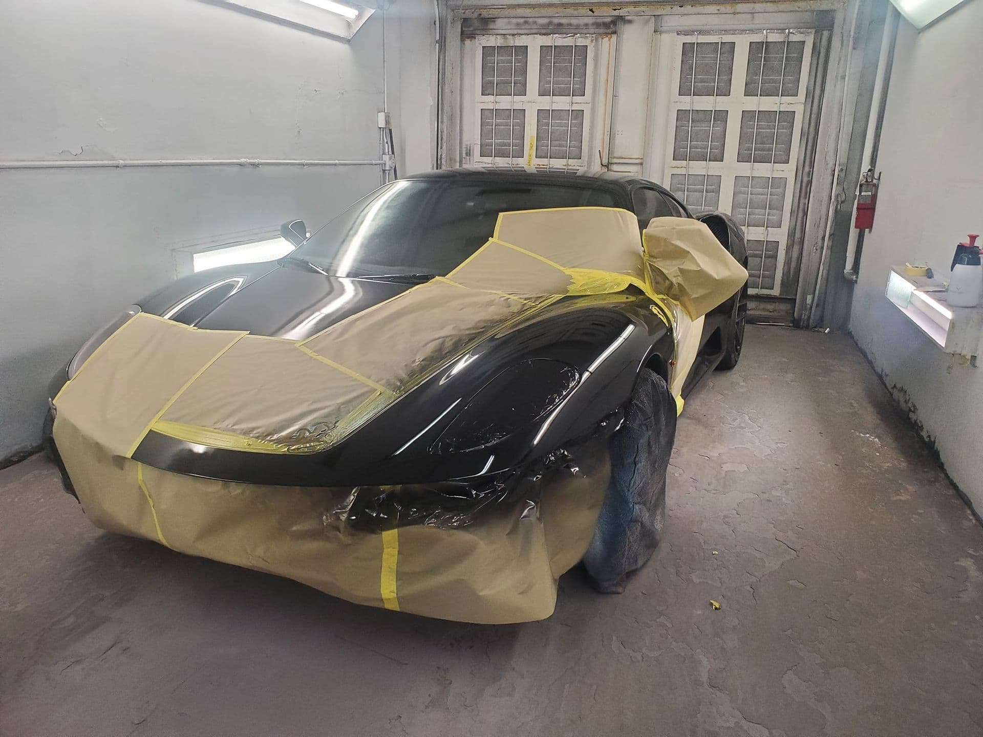 Refinishing work